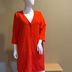 FRNCH Bold Red Dress